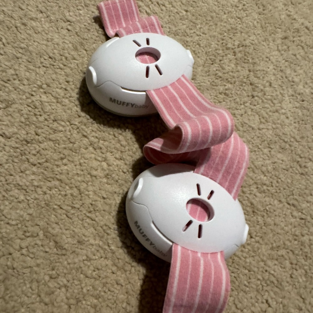Baby ear protection used twice